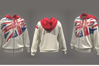 model 3d textile design, table cloth, napkins, socks, product design with render