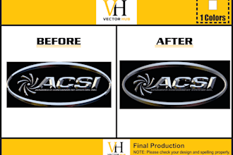 convert logo to vector for embroidery and printing