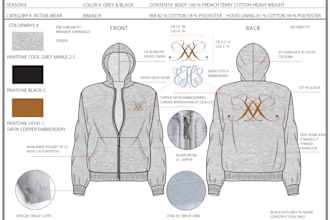 create advanced fashion tech packs