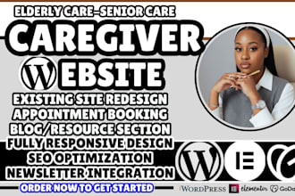 caregiver website home care website elderly care website home care agency site