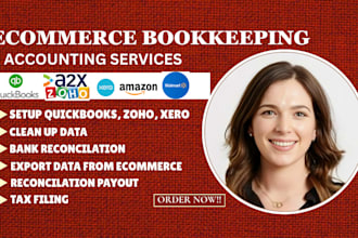 do quickbooks zoho xero bookkeeping for ecommerce amazon walmart shopify in a2x