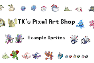 create pixel art and sprites for you