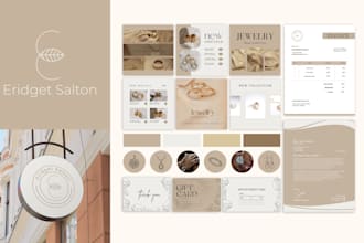 design business logo, brand identity and branding kit
