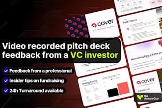 give pitch deck feedback as I am a venture capital investor