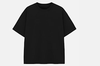 create premium 3d t shirt design with realistic mockup