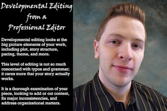 complete a full developmental edit of your book