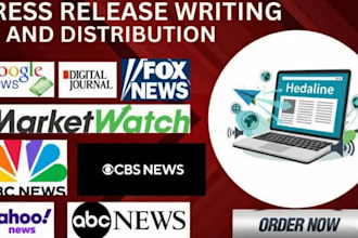 write seo press release, press distribution, media distribution and news release