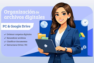 organize your digital files on PC or google drive