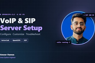 setup, configure, customize and troubleshoot voip, asterisk, sip, opensips