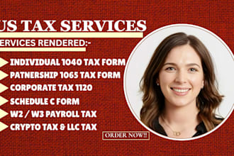 us tax return, llc tax, crypto tax, schedule c, payroll tax, business tax 1120