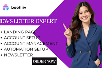 beehiiv newsletter beehiiv landing page beehiiv setup
