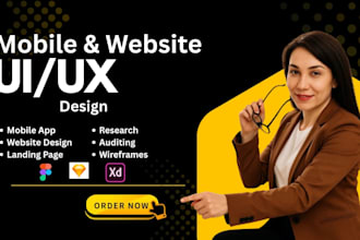 design mobile website do figma design website UI UX mobile app UI design