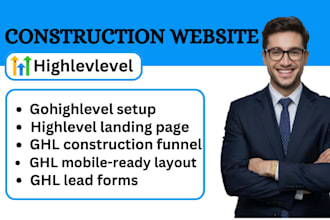 build gohighlevel construction ghl painting funnel renovation landing page