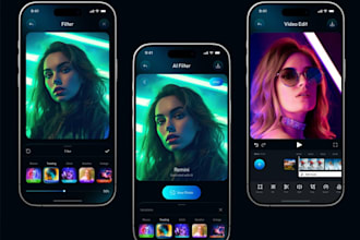 develop ai photo editing app, video editing app
