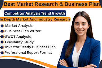 do market research investor business plans feasibility study with swot analysis
