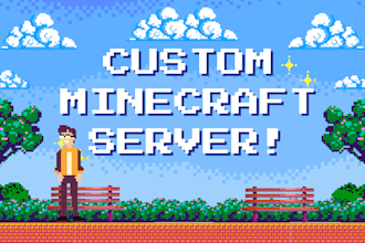 develop a well optimised minecraft server for you