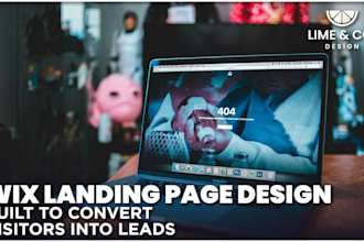design a high converting wix landing page