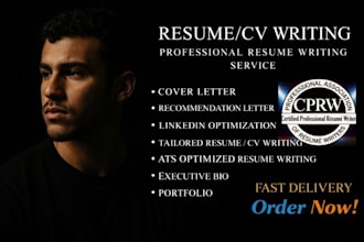 offer expert resume writing, CV writing, cover letter writing service
