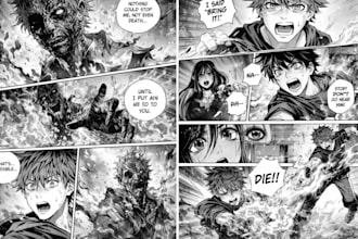 comic manga illustration manga character manga illustration webtoon manga artist