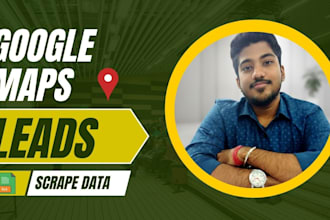 scrape google maps leads with verified business data