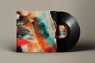 design and layout your music album for vinyl record print