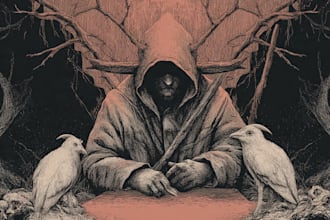 draw dark art illustration