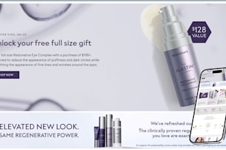 skincare shopify store skincare website beauty skincare store cosmetic website