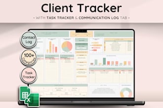 automate crm client dashboard tracker financial   task tracker excel spreadsheet