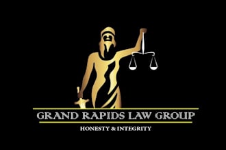 create high quality logo with lady justice for a law firm