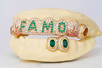 create 3d design and render any type of custom grillz