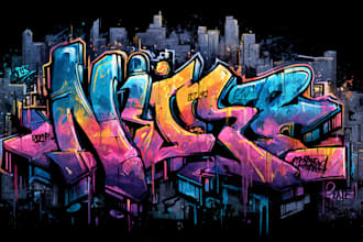 design awesome graffiti text, tags, t shirts, and logo