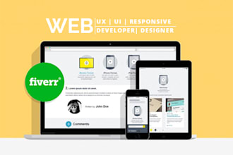 develop a modern website for you