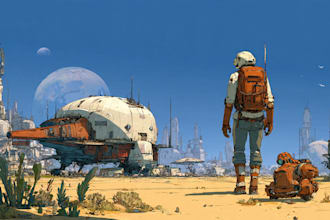 sci fi illustration and sci fi art