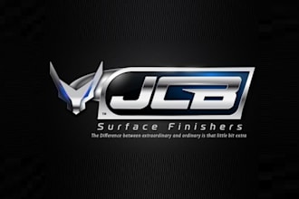 design professional jcb surface finishers logo