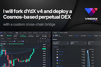 build fork dydx v4 and custom bridge development