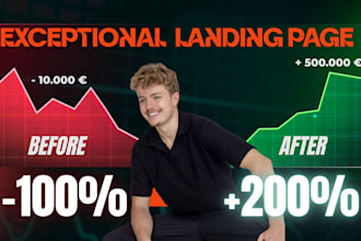 build a high converting landing page focused on conversions