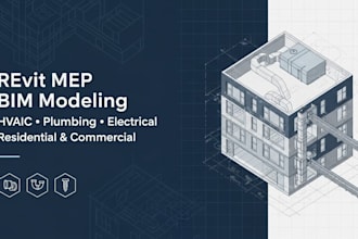 create revit mep bim models for residential and commercial projects