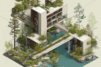 create exterior ,interior , lanscape etc