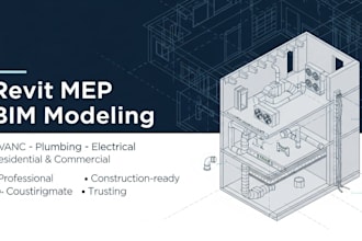 provide revit mep modeling, coordination and bim services professionally