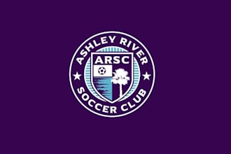 design ashley river soccer club logo