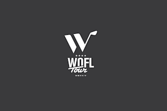 create clean iconic golf crew logo