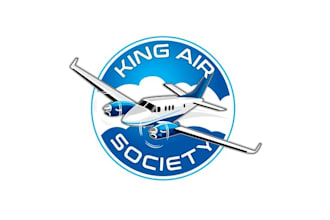 design monogram airplane association logo for your business