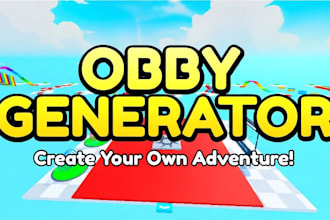 sell you a premade generated obby game test in description