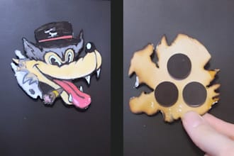 make custom wooden magnets