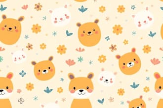 design a cute seamless pattern for you