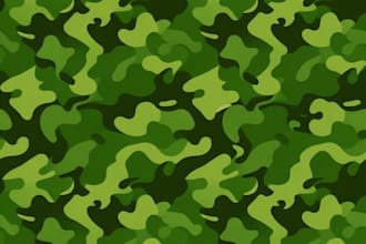 create camouflage seamless pattern textil design