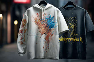 design amazing streetwear tshirt and merch