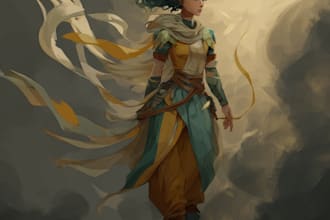 draw a fantasy illustration