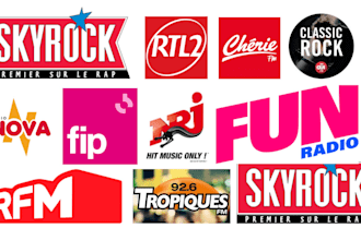 promote and airplay of your songs on top 5 paris radio