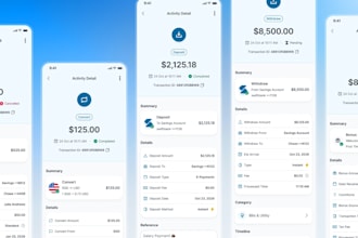 develop payment app, fintech app, banking app, crypto exchange app, neobank app